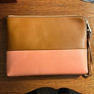 Faux Leather wrist pouch